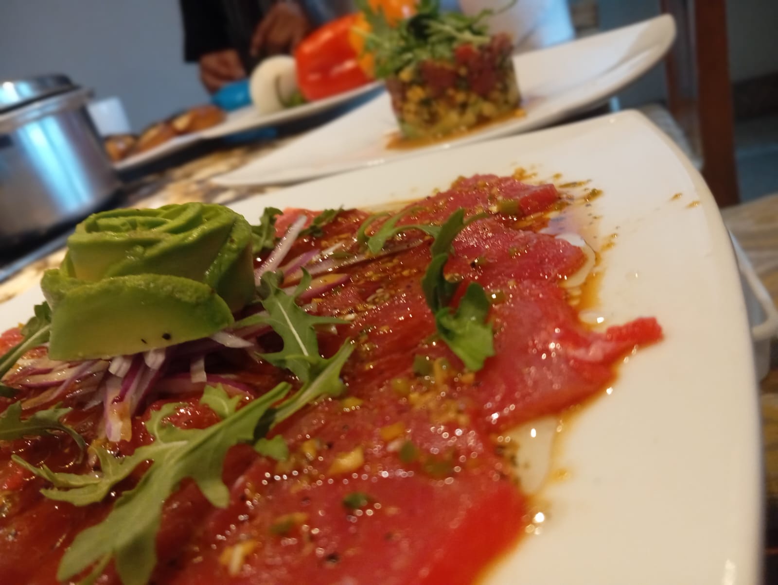 Tuna Carpaccio with Avocado – PV Fresh Personal Chef Puerto Vallarta