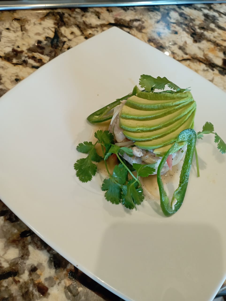 Shrimp Ceviche with Avocado Tower – PV Fresh Personal Chef Puerto Vallarta