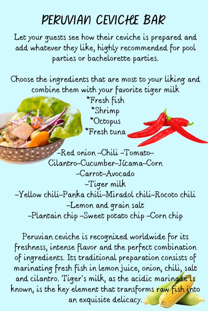 Menú Comida