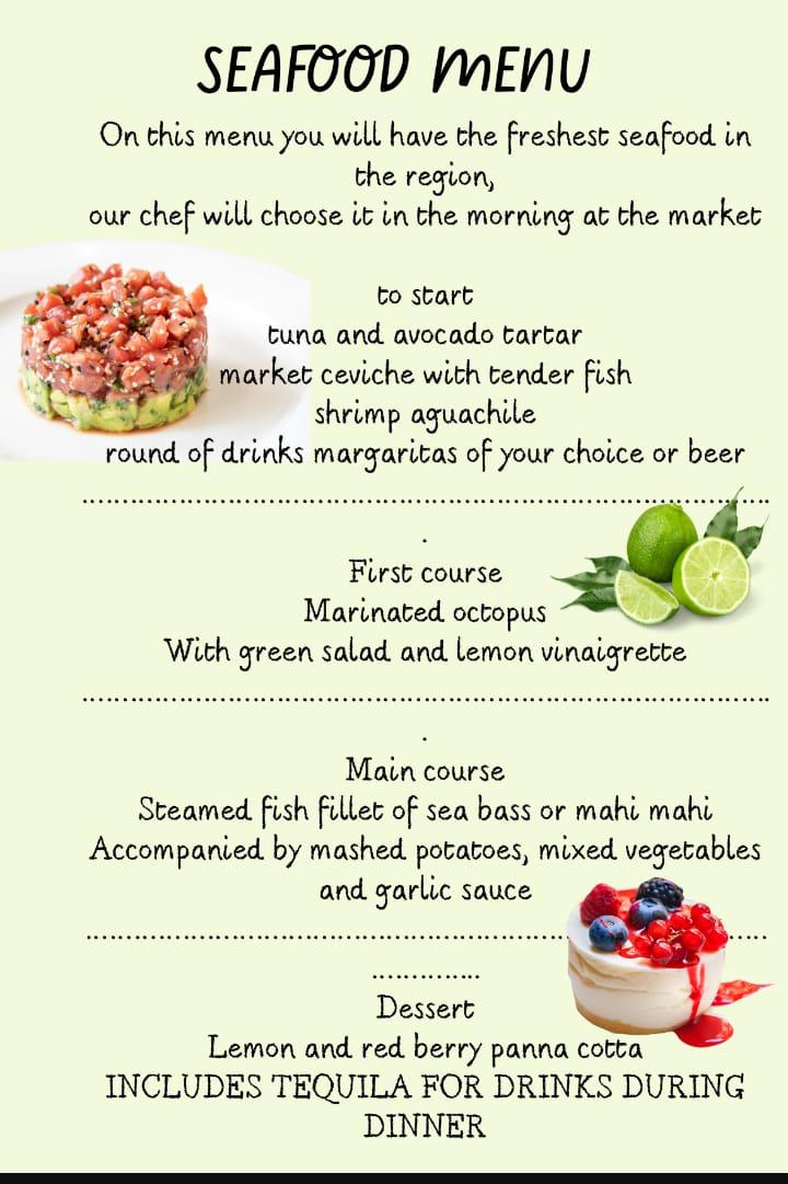 Menú Parrillada
